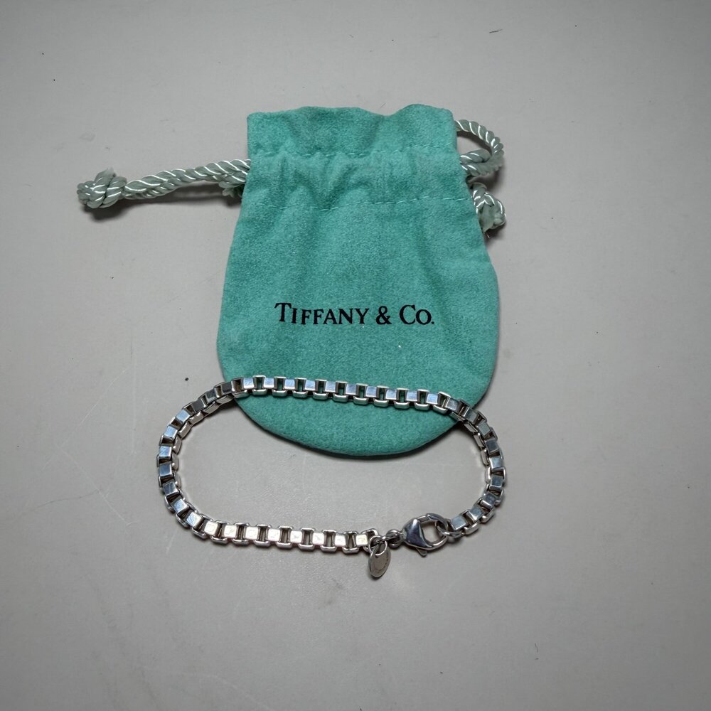 Tiffany & Co. Venetian Link Bracelet in 925 Sterling Silver